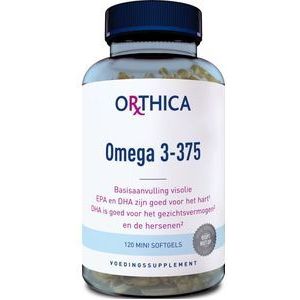 Orthica Omega 3-375 (visoliesupplement) - 120 mini softgels