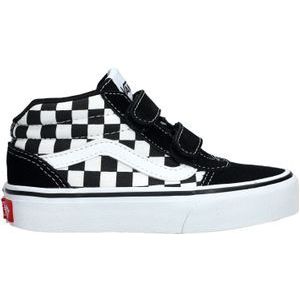 Vans Ward Mid V Sneakers voor kinderen, uniseks, Checker Zwart Wit, 36.5 EU