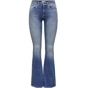ONLY ONLBLUSH MID FLARED REA1319 NOOS Dames Jeans - Maat M X L34