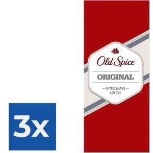 Old Spice Aftershave - 100 ml - Aftershave Lotion - Voordeelverpakking 3 stuks