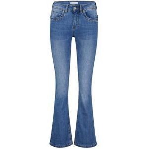 Red Button cropped slim fit jeans Babette medium blue denim