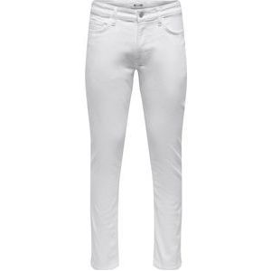 ONLY & SONS Slim Fit Jeans ONSLOOM Wit