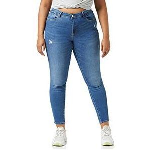 ONLY Dames jeans stretch broek ONLWauw Life Skinny, blauw, 30 NL/XL