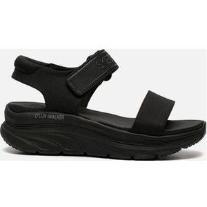 Skechers D'Lux Walker New Block sandalen zwart - Maat 37