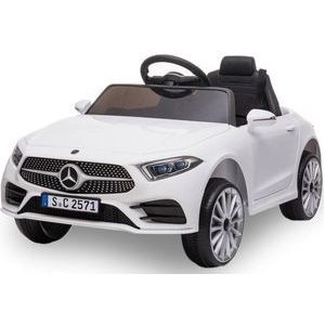 Mercedes CLS350 Elektrische Kinderauto - Accu Auto - Incl. Afstandsbediening - Wit
