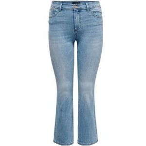 ONLY CARMAKOMA flared jeans light medium blue denim