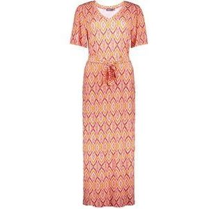 Geisha Jurk Fay Jurk Met Grafische Print 47136 60 Orange/fuchsia Dames Maat - M