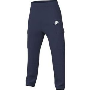 Nike Heren M NK Club Cargo WVN Pant Sportbroek, Midnight Navy/White, L, midnight navy/wit, L