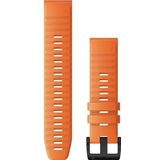 Garmin Siliconen Band 22mm Oranje/zwart