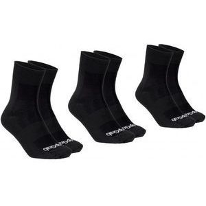 GripGrab Lightweight SL Summer Socks 3-Pack Fietssokken (zwart)