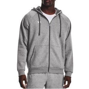 Under Armour UA Rival Fleece FZ Hoodie Heren Vest - Grijs - Maat XXL