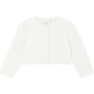 NAME IT NKFVALERIE 3/4 BOLERO Meisjes Vest - Bright White - Maat 134/140