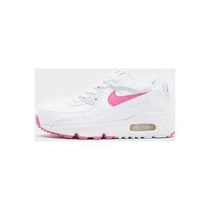 Nike Air Max 90 Leather Sneakers Kinderen - White - Kind, White