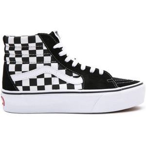 Vansunisex. VN0A3TKNQXH1 Trainers Sk8-Hi Platform 2.0 wit, zwart (36.5), Stof, 3 tot 5 cm, Veters, Casual