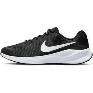 Nike Revolutin 7 Sneakers voor heren, zwart/wit, 47,5 EU, Zwart Wit, 47.5 EU