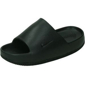 Nike calm womens slides in de kleur zwart.