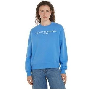 Tommy Hilfiger Dames Mdrn Reg Corp Logo C-nk Swtshrt Sweatshirts, Blauwe spreuk, XXS