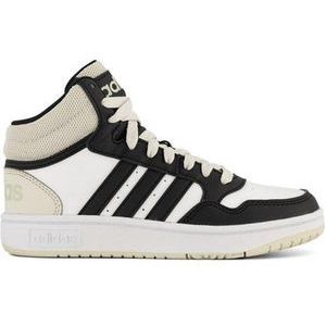 adidas Witte Hoops 3.0 MID K - Maat 29