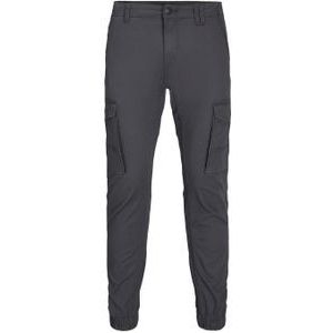 JACK & JONES Paul Lake Cargo loose fit, heren cargo broek, donkergrijs -  Maat: 33/32