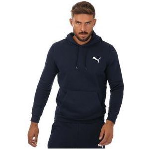 Heren Puma Essentials Kleine Logo Hoody in Navy