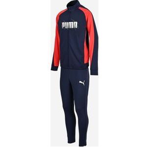 Trainingspak rood marineblauw