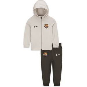 FC Barcelona Strike Nike Dri-FIT trainingspak met capuchon voor baby's/peuters - Bruin