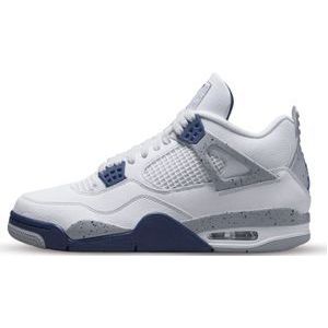 Nike Air jordan 4 retro white midnight navy