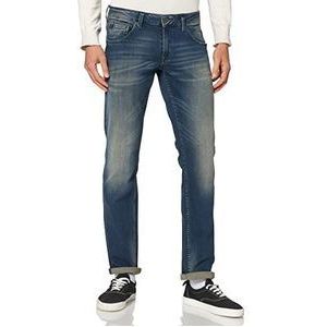 Garcia Russo Straight Leg Jeansbroek voor heren, blauw (Med Used 1456), 31W / 30L