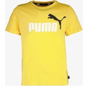 Puma ESS+ Col 2 Logo kinder T-shirt geel - Maat 152