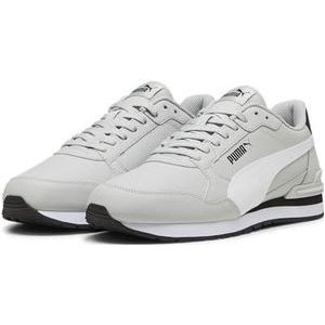 PUMA ST Runner v4 Leather unisex sneakers 44 Cool Light Gray White Black