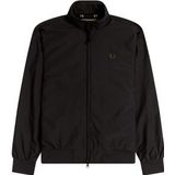 Fred Perry Brentham Jacket J2660, heren zomerjas, zwart -  Maat: M