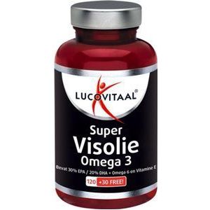 Lucovitaal Super Visolie Omega 3-6 Voedingssupplement - 150 Capsules