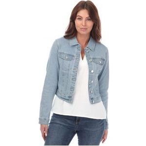 Vero Moda Luna denim jack voor dames, lichtblauw