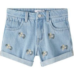 NAME IT NKFBELLA REG DNM SHORTS 1778-TE NOOS Meisjes Broek - Maat 164