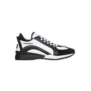 Dsquared2 Witte Sneakers voor Heren Aw23 , Multicolor , Heren , Maat: 40 1/2 EU