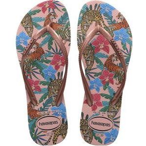 Havaianas Slim Tropical Dames Slippers - Rose - Maat 35/36