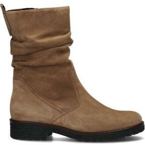 Gabor 703.1 Enkellaarsjes - Enkelboots met rits - Dames - Camel - Maat 35