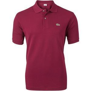Lacoste Classic Fit polo, bordeaux rood -  Maat: 5XL
