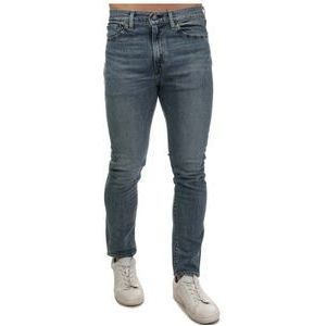 Heren Levis 510 Super Worn Skinny Jeans in Blauw