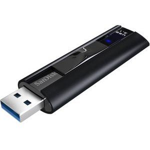 SanDisk Extreem PRO (256 GB, USB A), USB-stick, Zwart