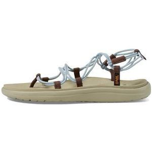 Teva Voya Infinity platte sandaal voor dames, Parel Blauw, 37 EU