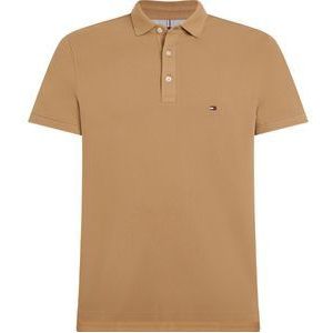 Tommy Hilfiger 1985 Slim Polo, heren poloshirt, kaki -  Maat: L