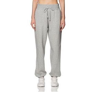 Nike DQ5887-063 W NSW PHNX FLC HR OS Pant sportbroek dames Dk Grey Heather/Sail maat S