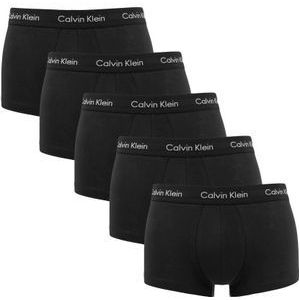 Calvin Klein - 5-pack lowrise boxershort trunks zwart - Heren