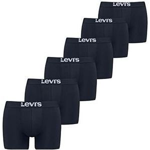 Levi's Solid Basic Boxer voor heren, marineblauw, One Size, marineblauw, one size