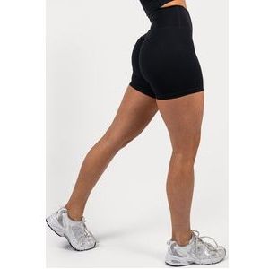 XXL Nutrition - Pulse Shorts Pro - Met Scrunch-bum & High-Waist - Sportbroek Dames Kort, Korte Legging, Korte Broek Fitness - Zwart - Maat S