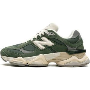 New Balance 9060 green suede