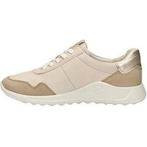 ECCO Flexure Runner W Sneakers voor dames, beige/limestone/puur wit goud, 42 EU, Beige Limestone Puur Wit Goud, 42 EU