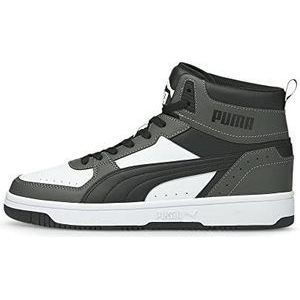 Puma Rebound Joy uniseks-volwassene Sneaker, Dark Shadow-Puma Black-Puma White, 37 EU
