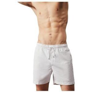 Calvin Klein Heren Zwembroek Medium Trekkoord Mid-Lengte, Wit (Pvh Classic White), 4XL grote maten